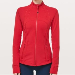 Lululemon Define Jacket in Dark Red (Size 2)